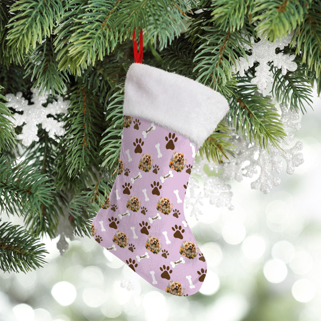 Personalized Pet Flower Stockings