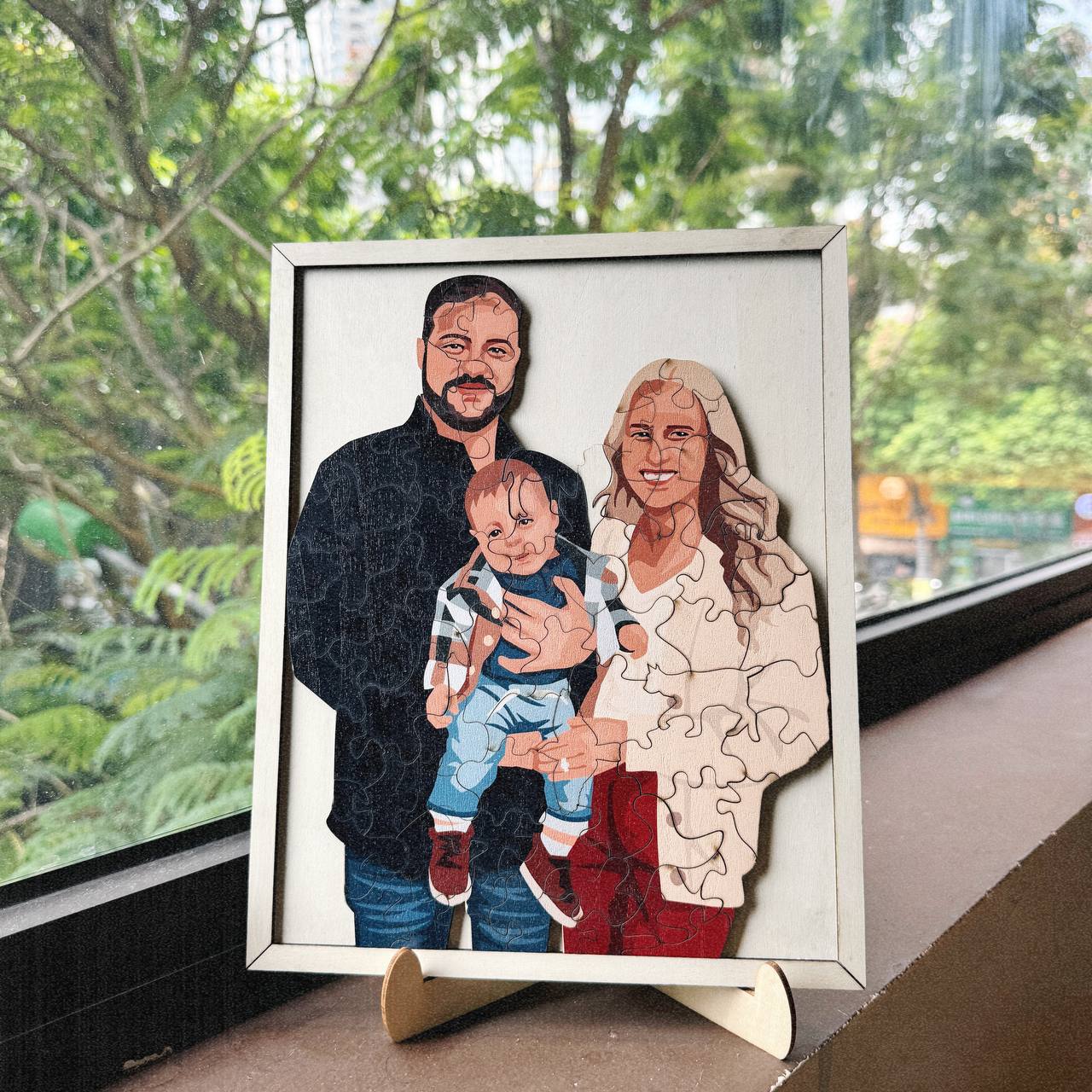 Personalized Family Photo Wooden Puzzle