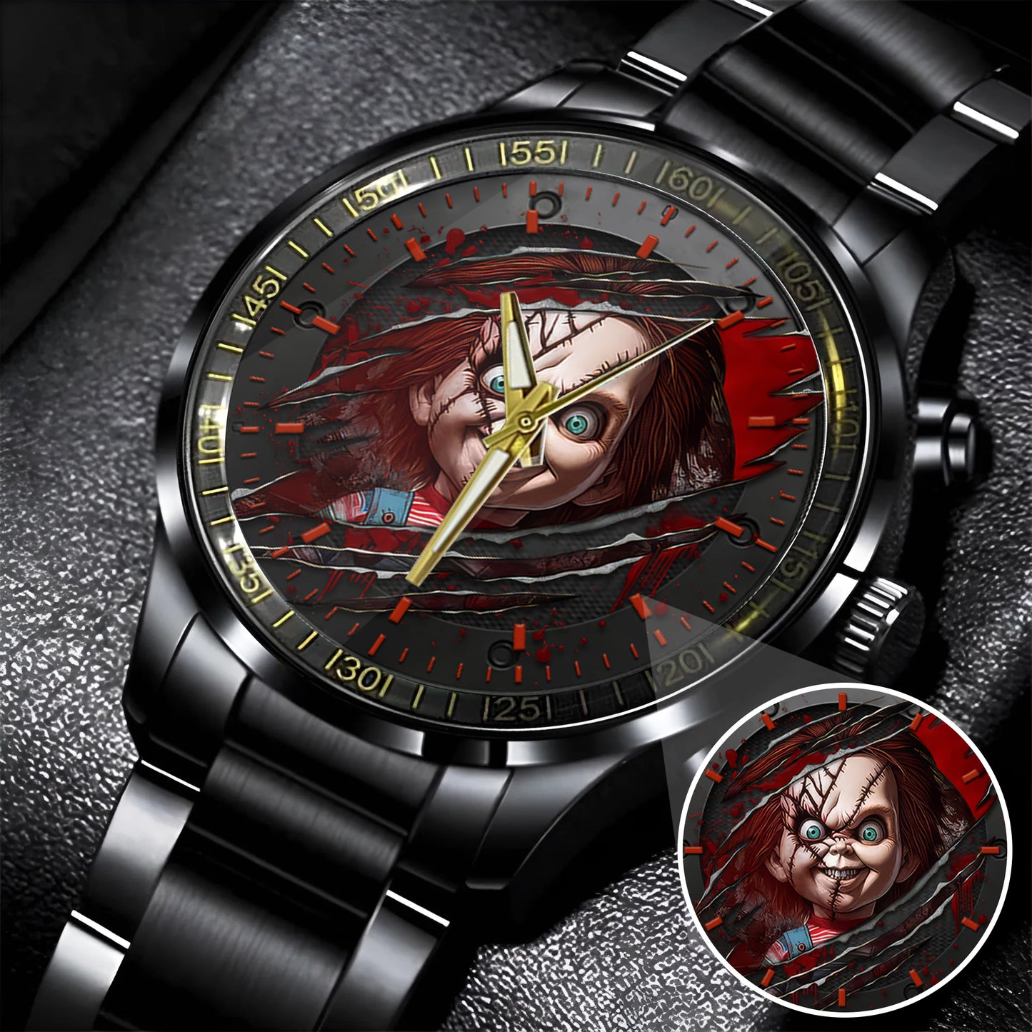 Halloween Horror Movies Personalized Quartz Watch