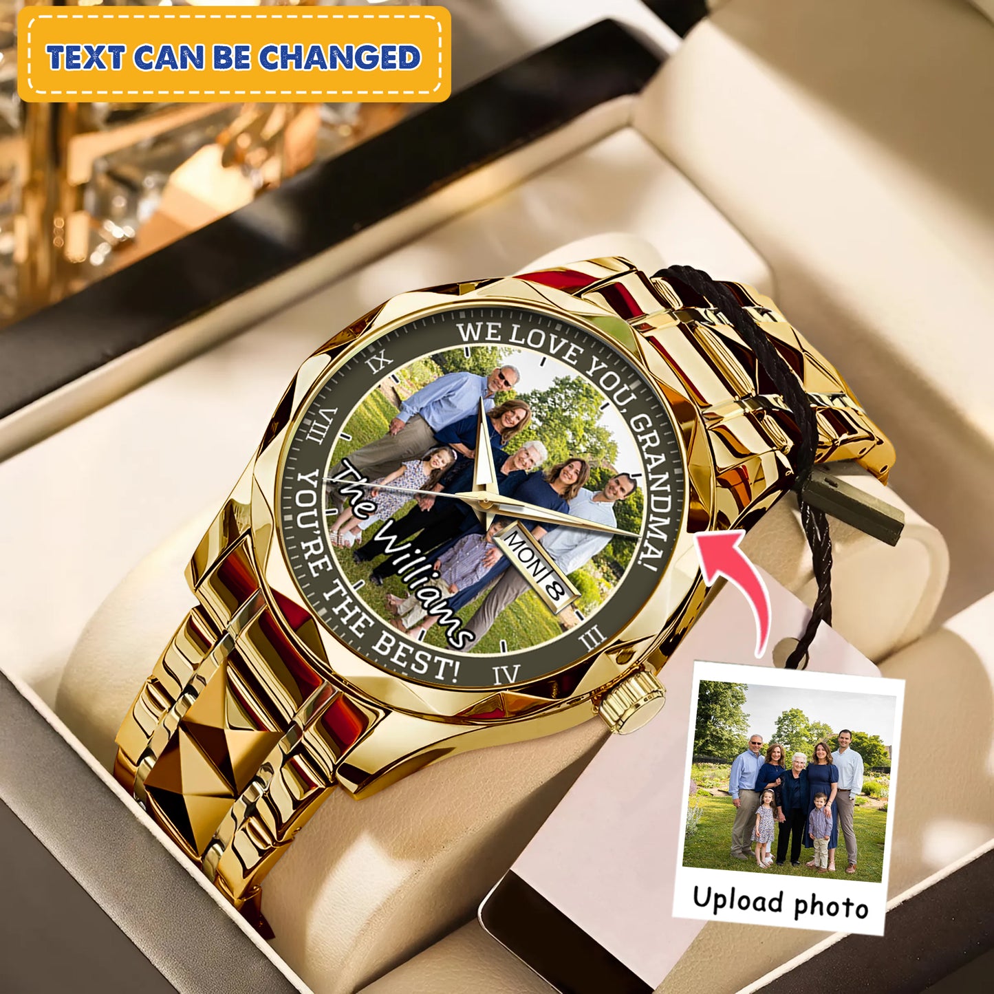 The Best Family Personalized Photo Watch