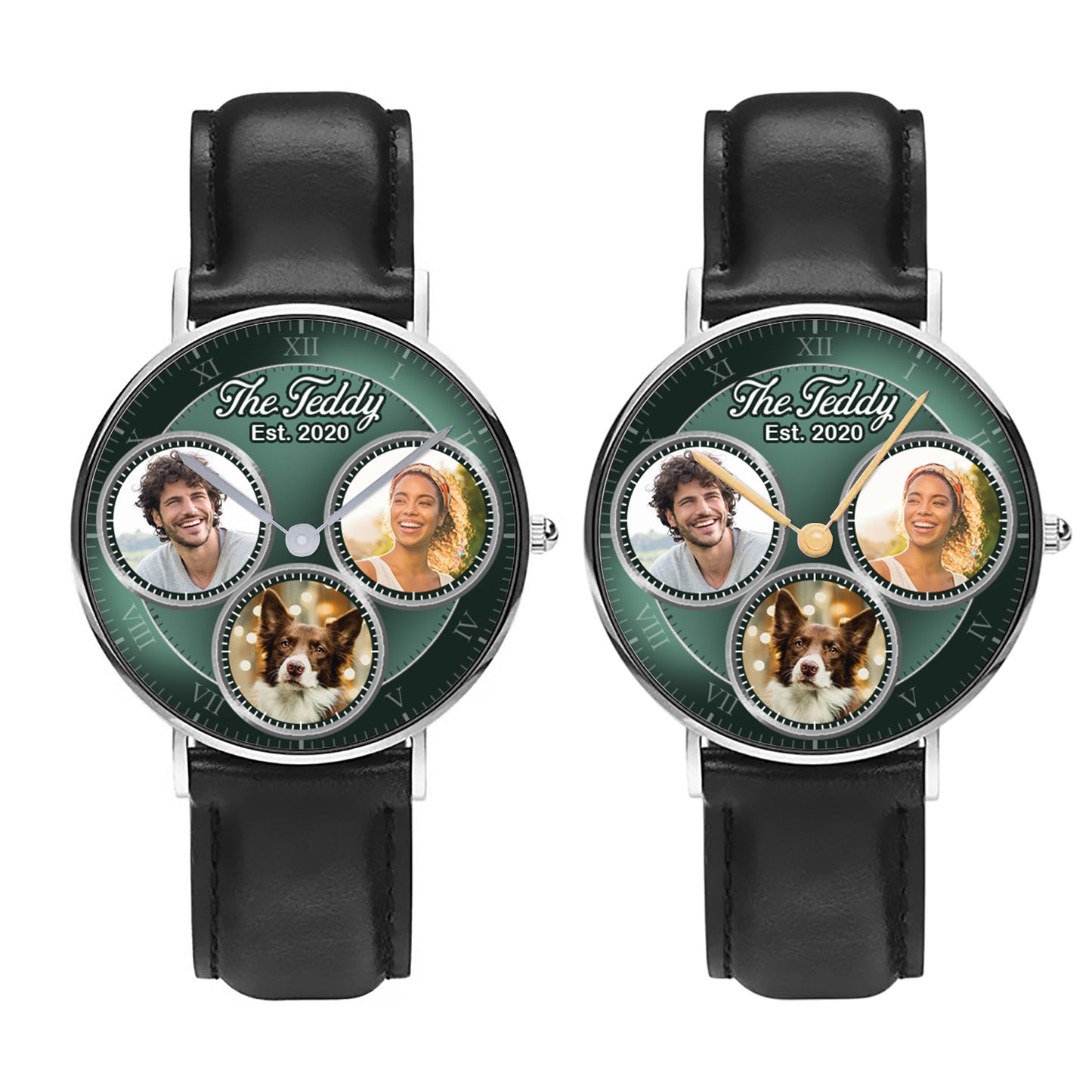 The Daddy Family Personalized Photos Quartz Watch