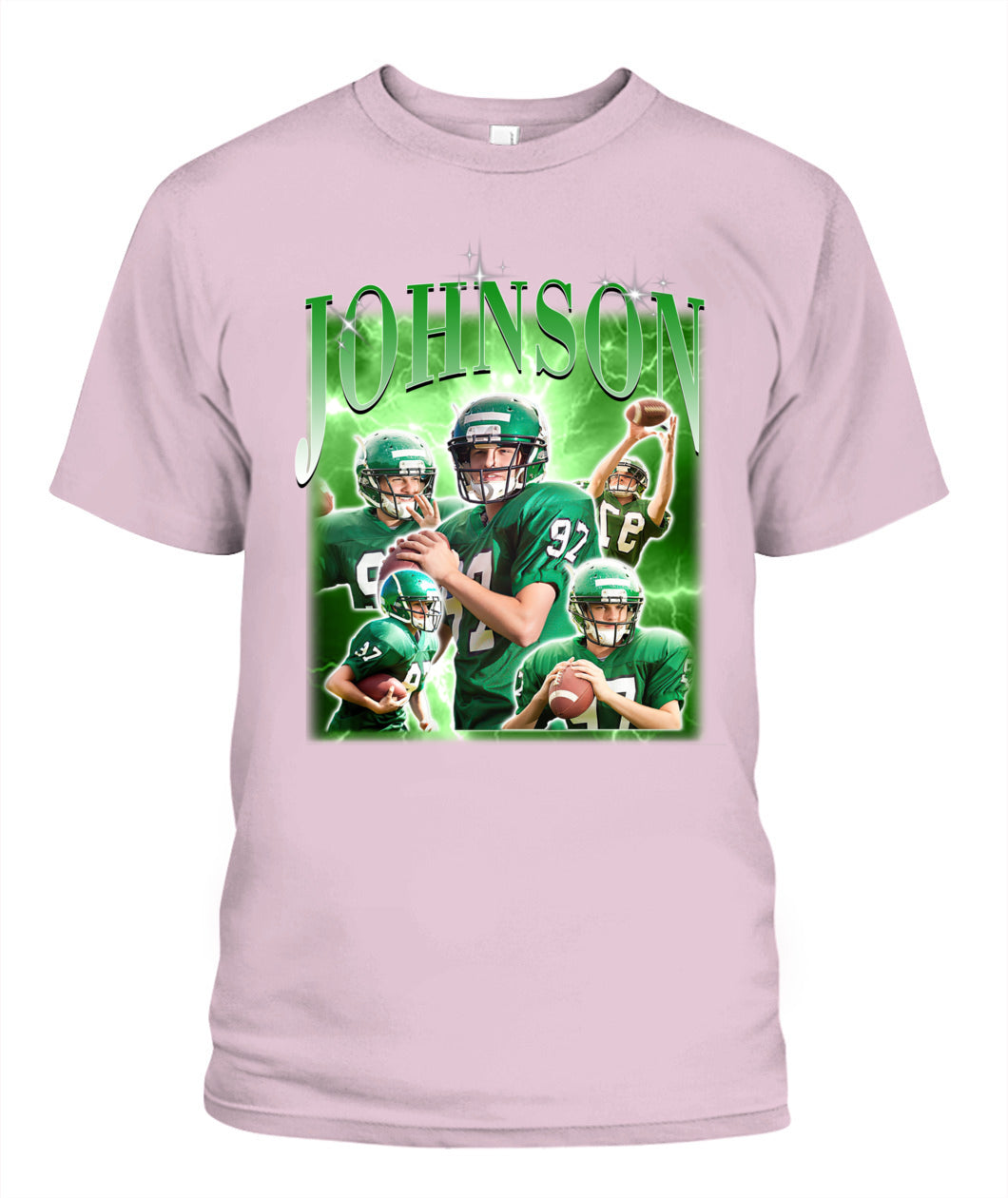 Personalized American Football Photo Printed Shirt
