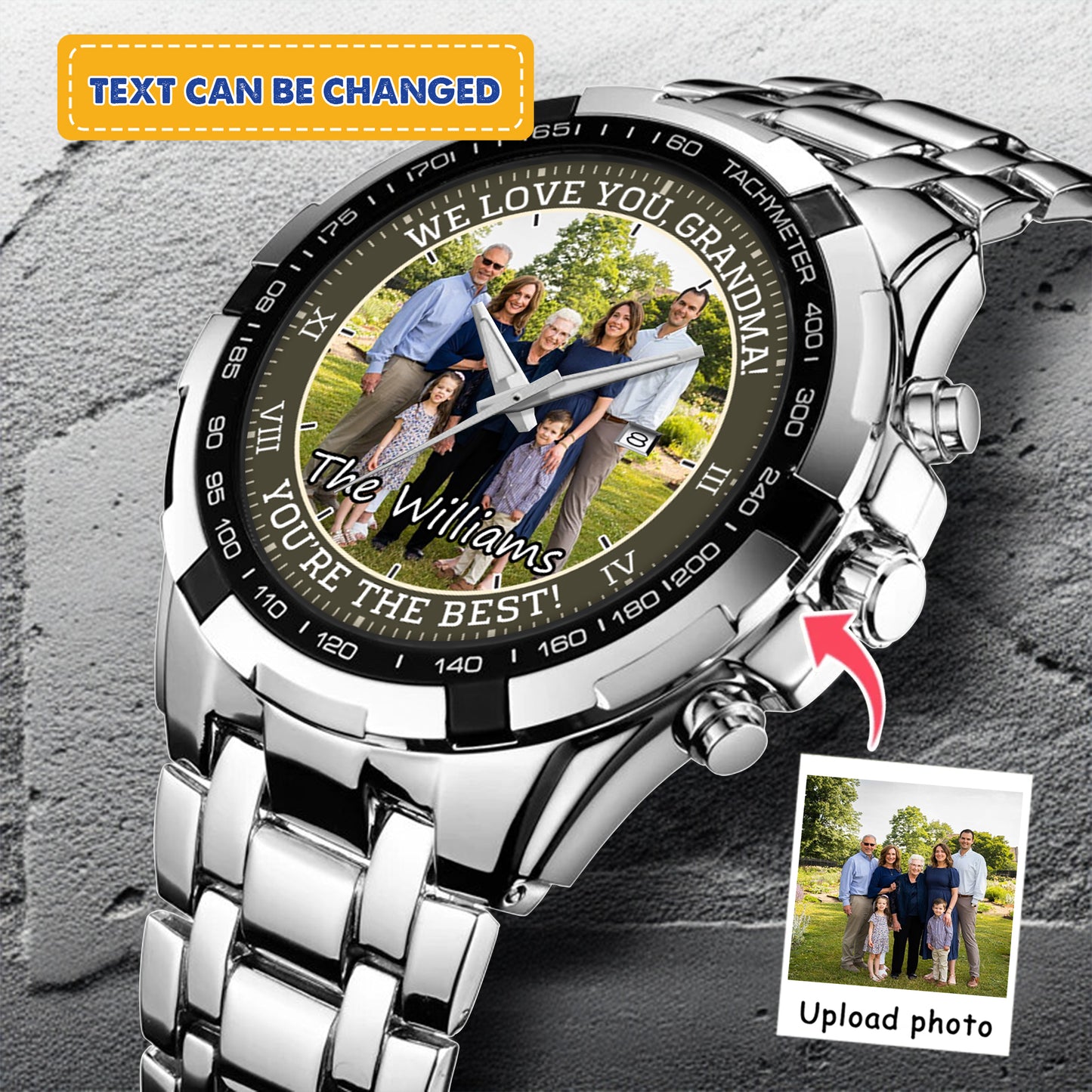 The Best Family Personalized Photo Watch