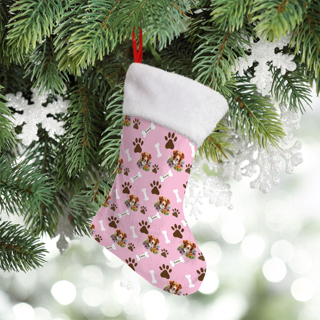 Personalized Pet Flower Stockings