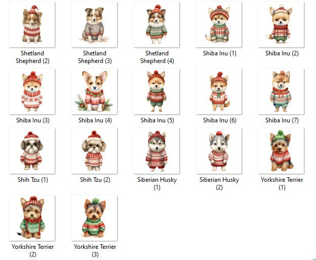 Personalized Pup In Ugly Sweater Stockings