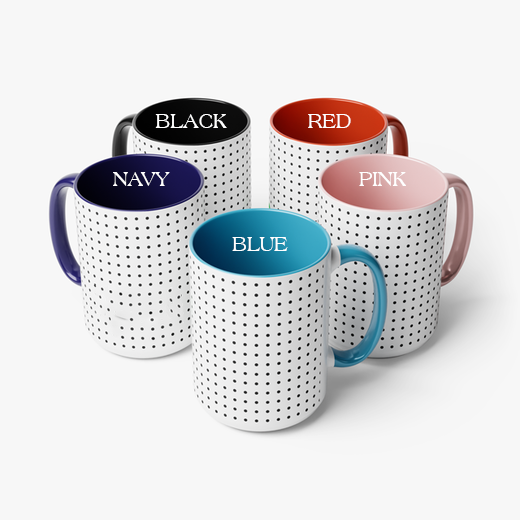 Personalized Family And Pet Photo Accent Coffee Mug