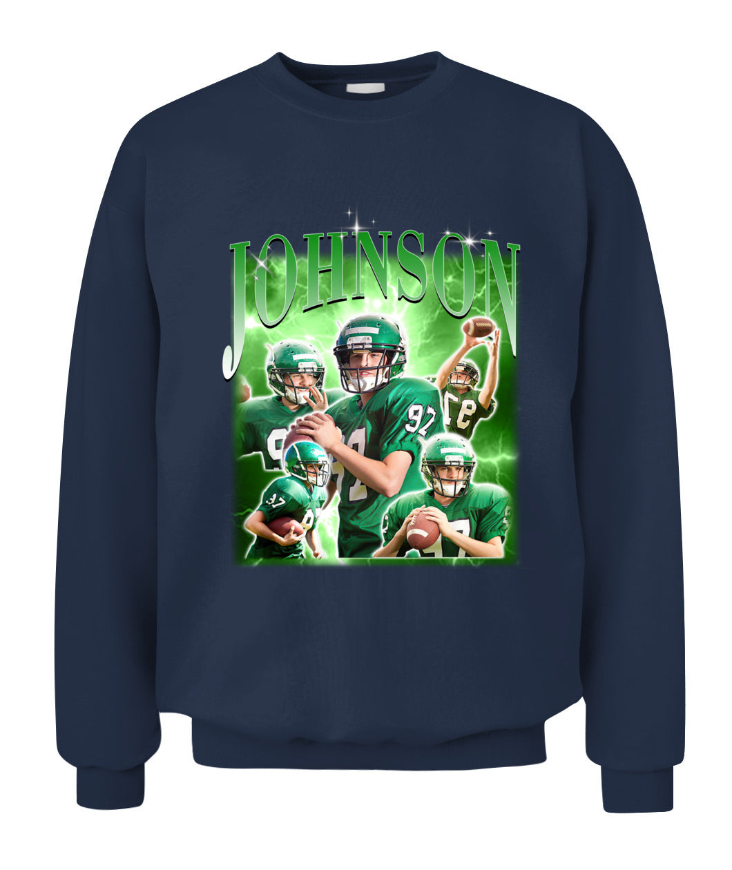 Personalized American Football Photo Printed Shirt