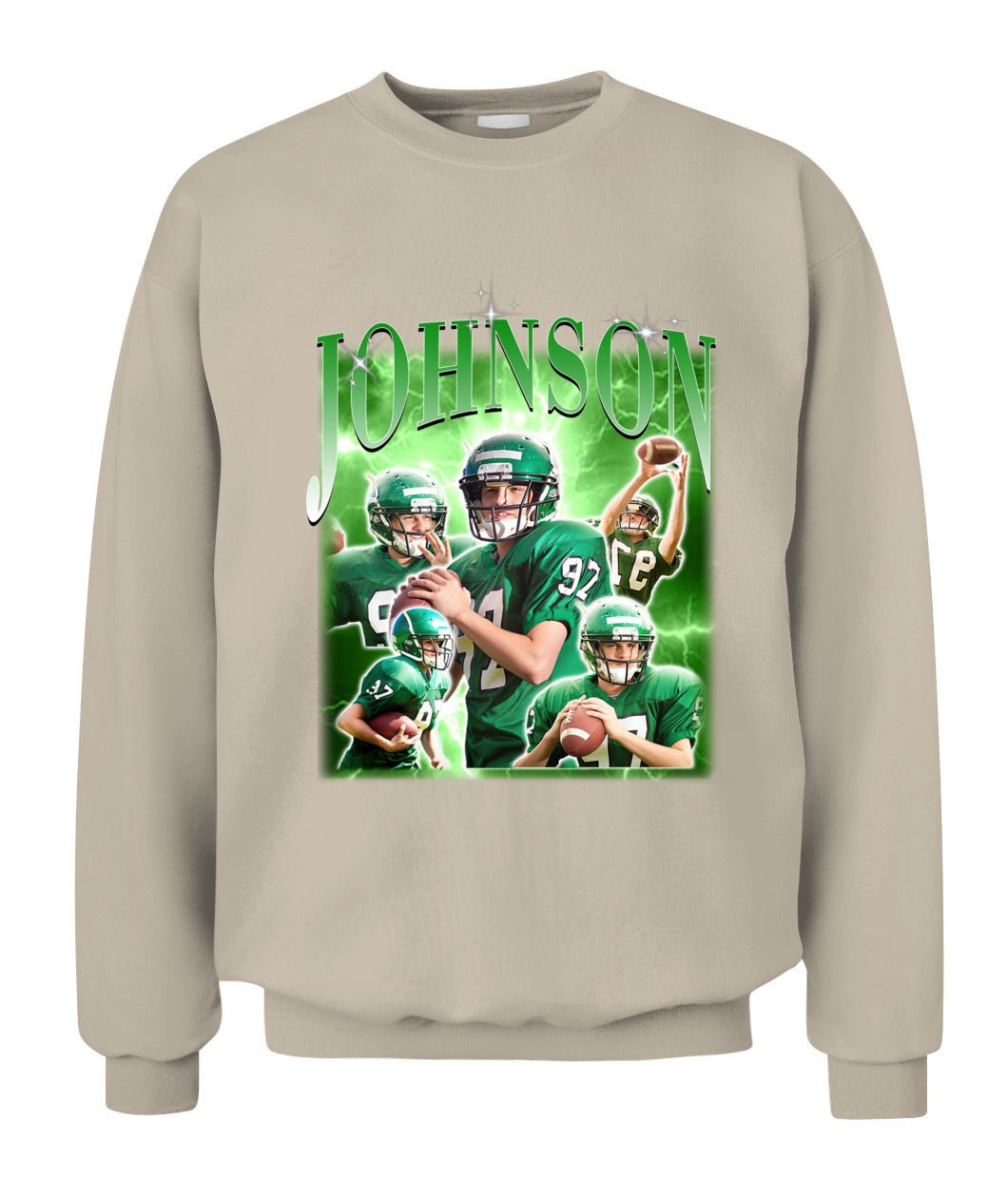 Personalized American Football Photo Printed Shirt