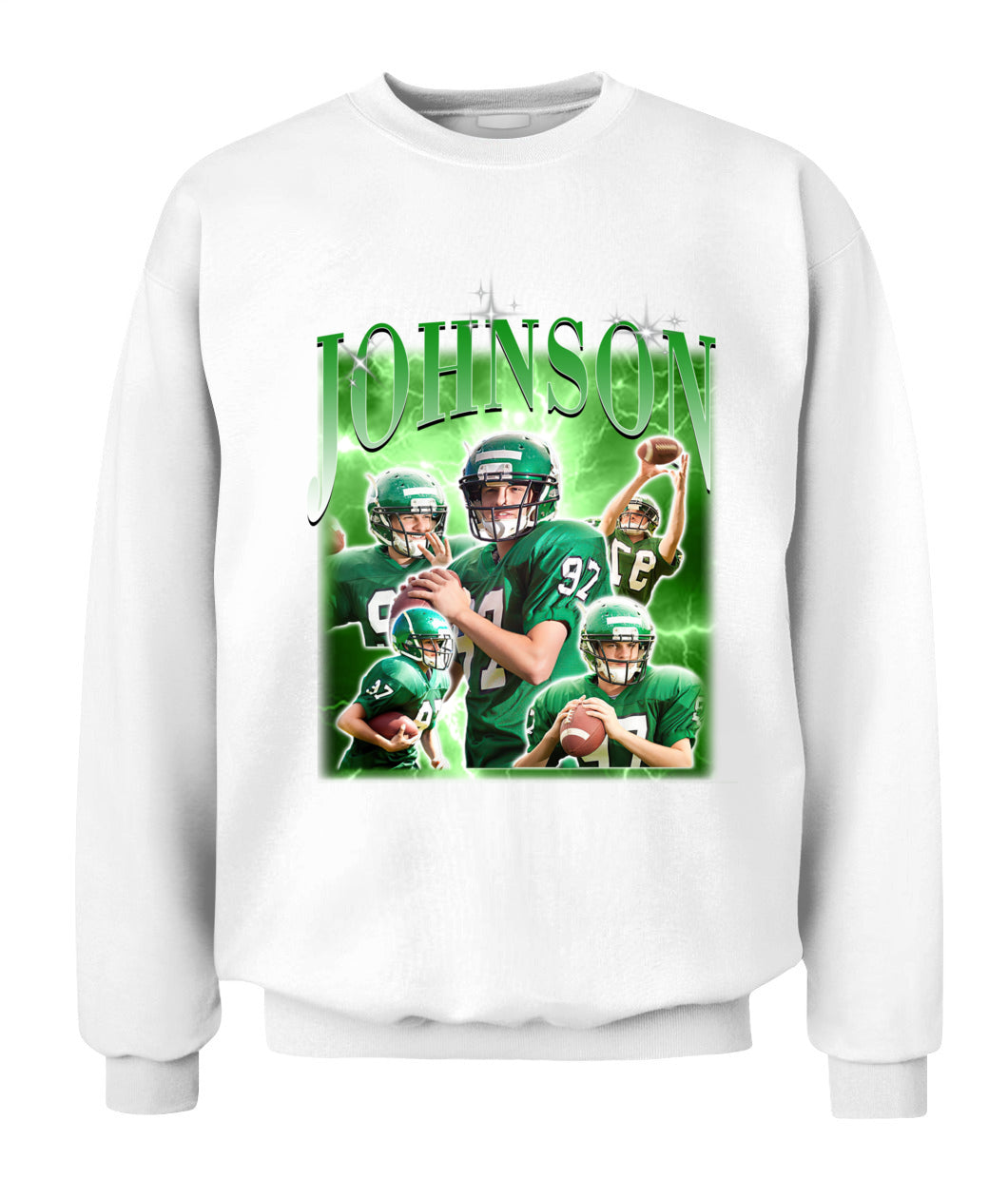 Personalized American Football Photo Printed Shirt