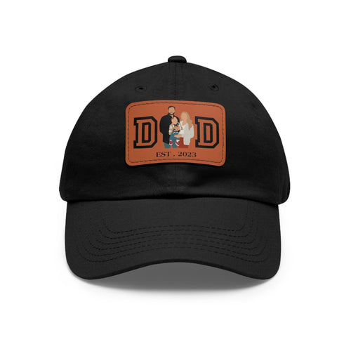 Custom DAD EST Hat with Leather Patch