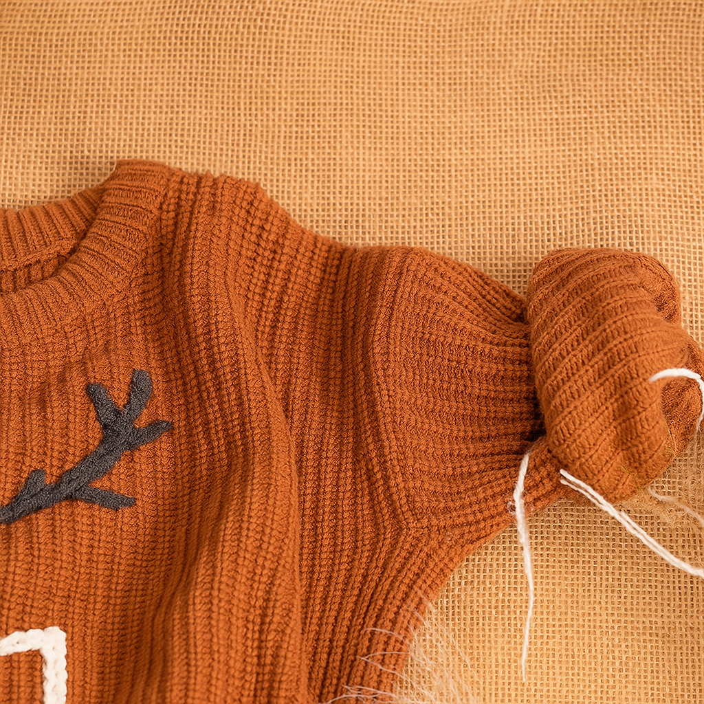 Personalized Knit Sweater For Kids, Custom Toddler Sweaters, Knit Sweater
