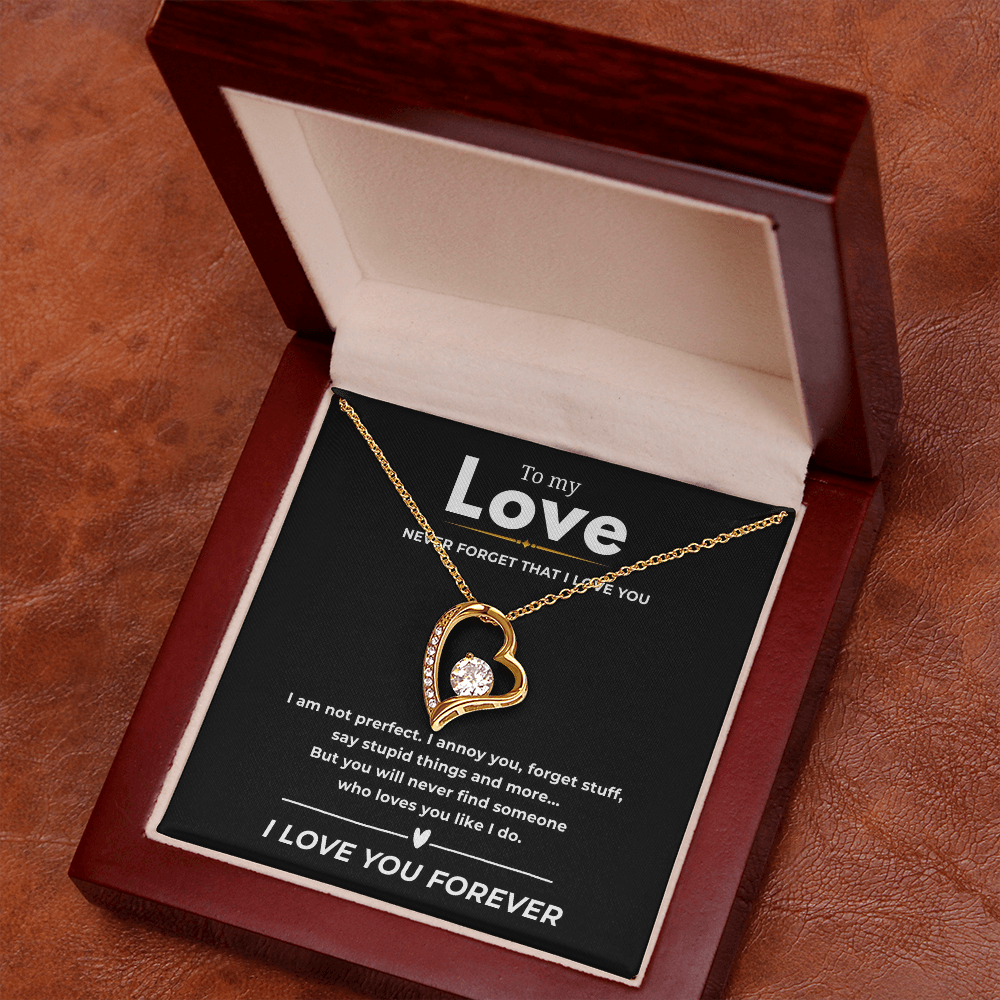 To My Love Forever Love Necklace
