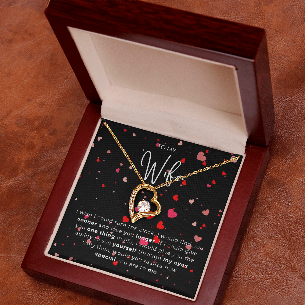 To My Wife Forever Love Necklace