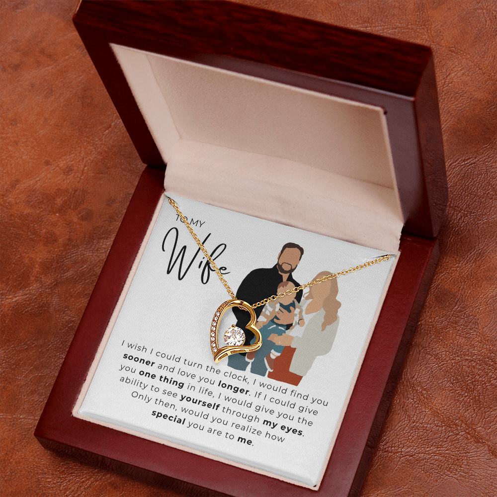 To My Wife Forever Love Necklace