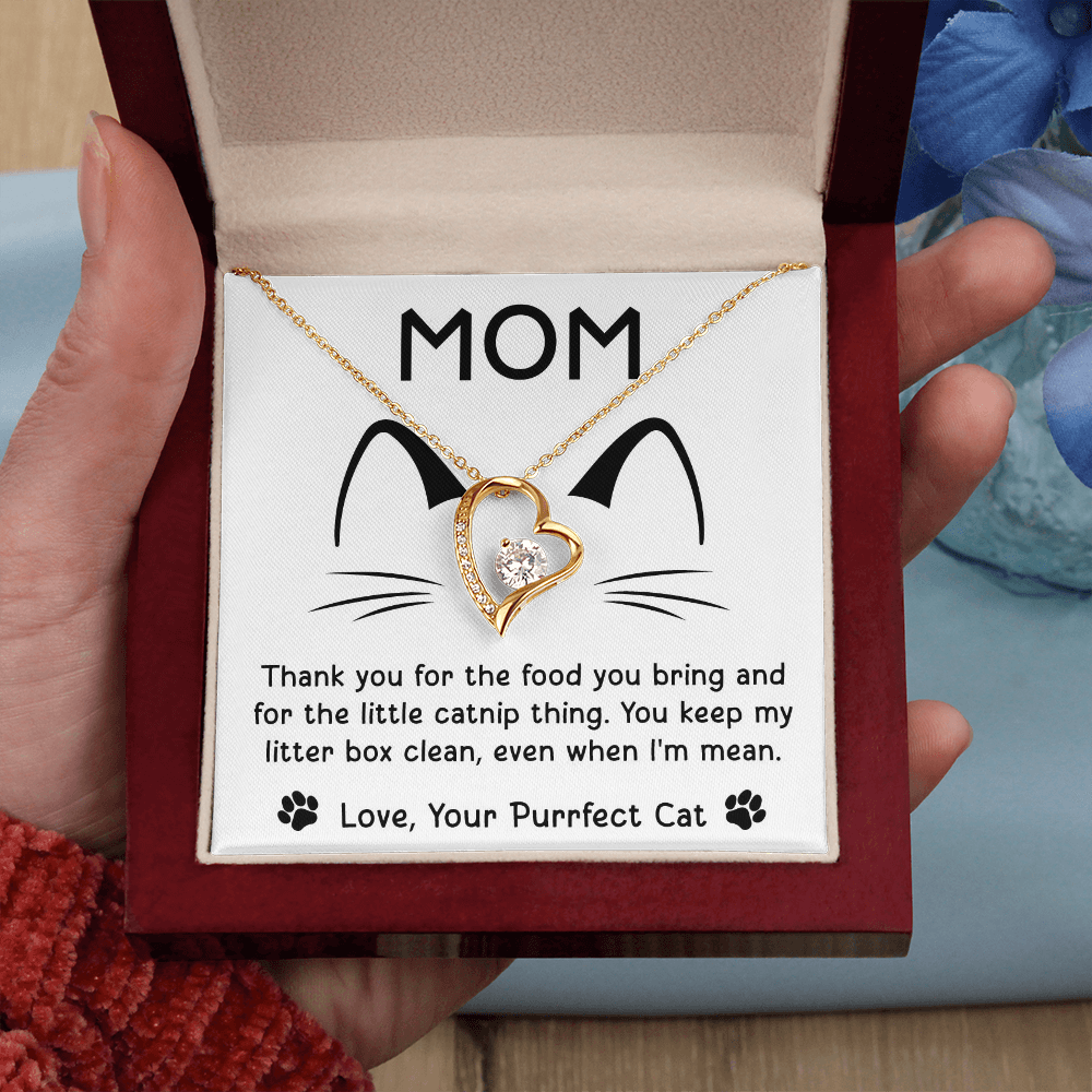Purffect Cat Forever Love Necklace