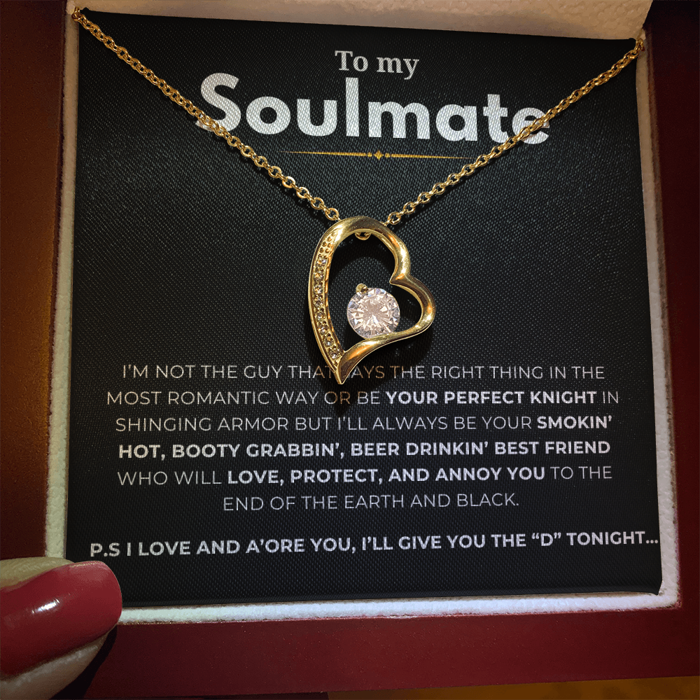 To My Soulmate Forever Love Necklace