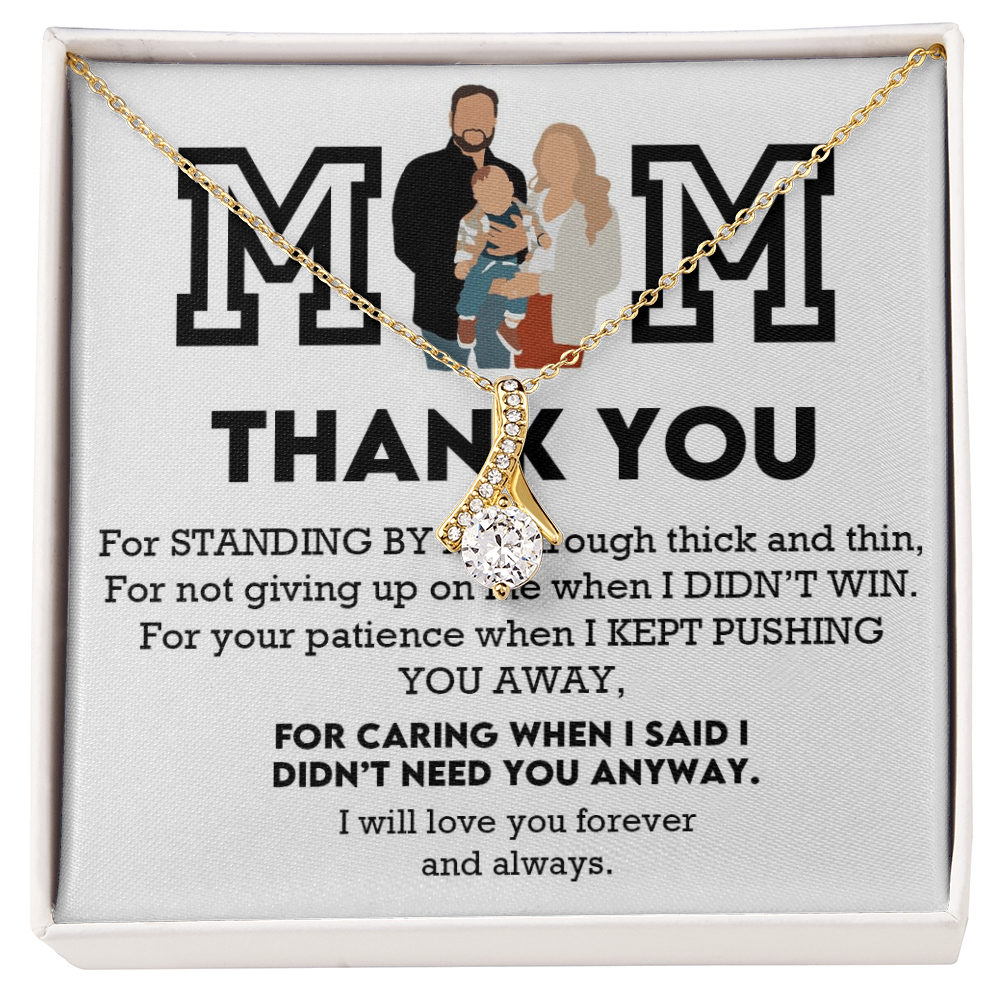Mom Thank You Alluring Beauty Necklace