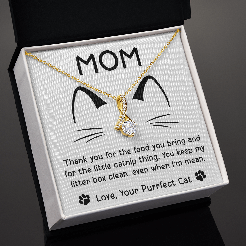 Purrfect Cat Alluring Beauty Necklace