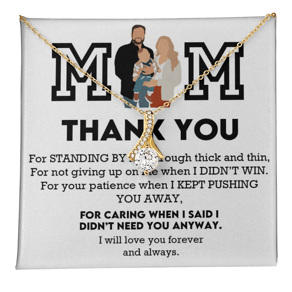Mom Thank You Alluring Beauty Necklace