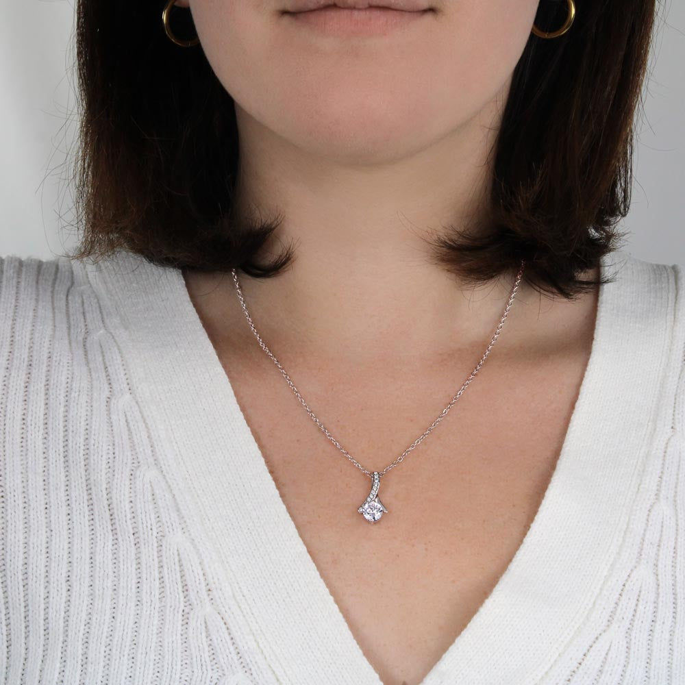 To My Wife Alluring Beauty Necklace With 2 Photos