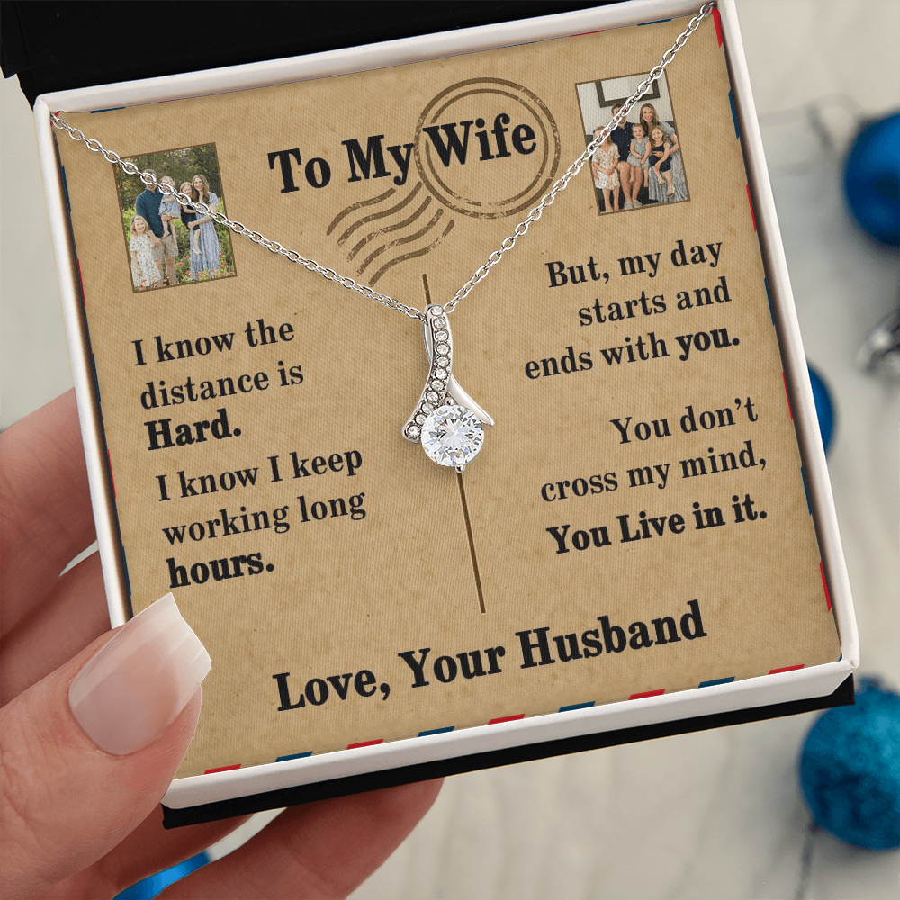 To My Wife Alluring Beauty Necklace