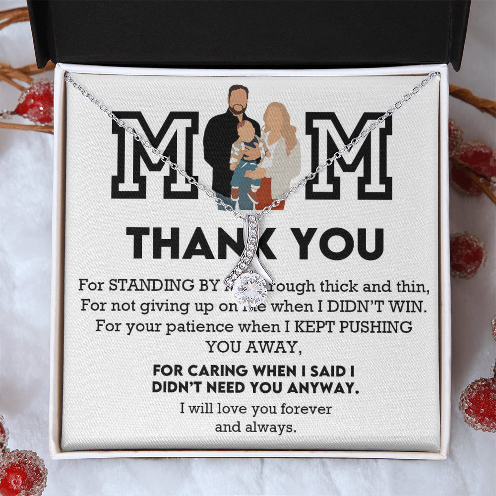 Mom Thank You Alluring Beauty Necklace