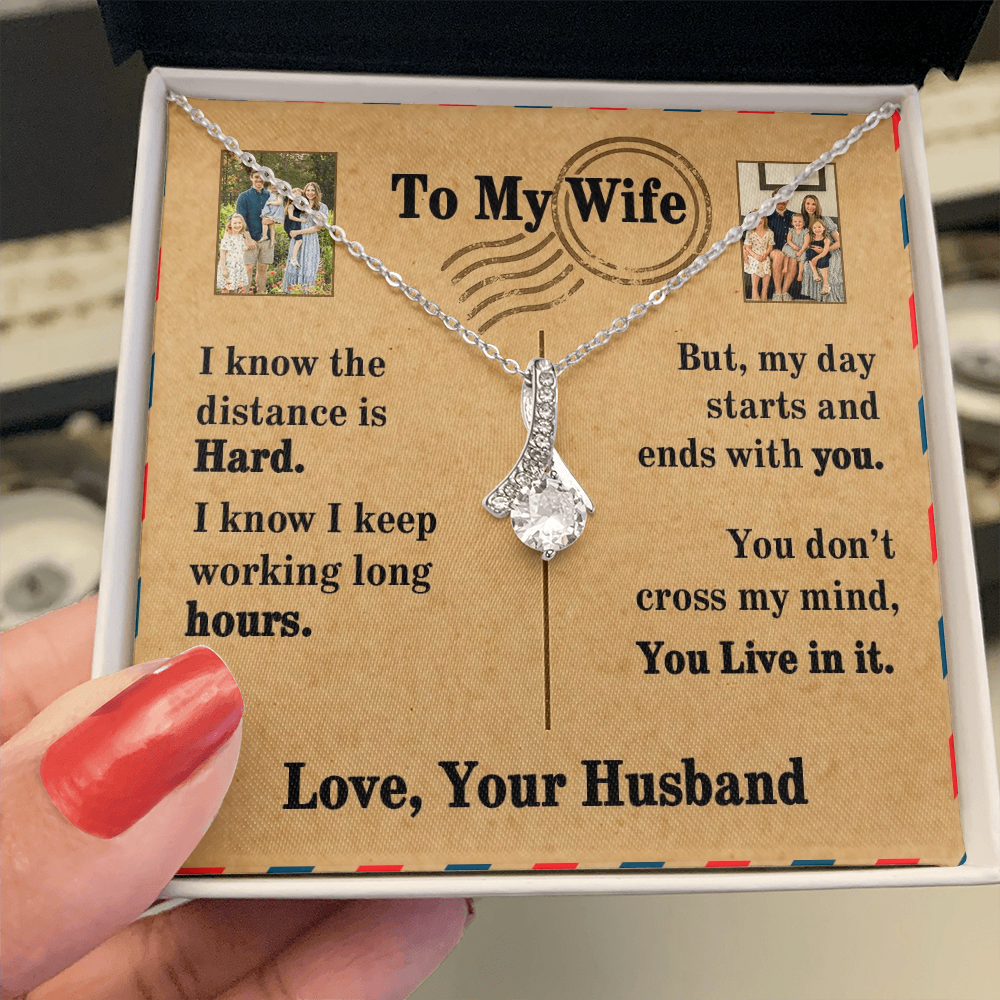 To My Wife Alluring Beauty Necklace