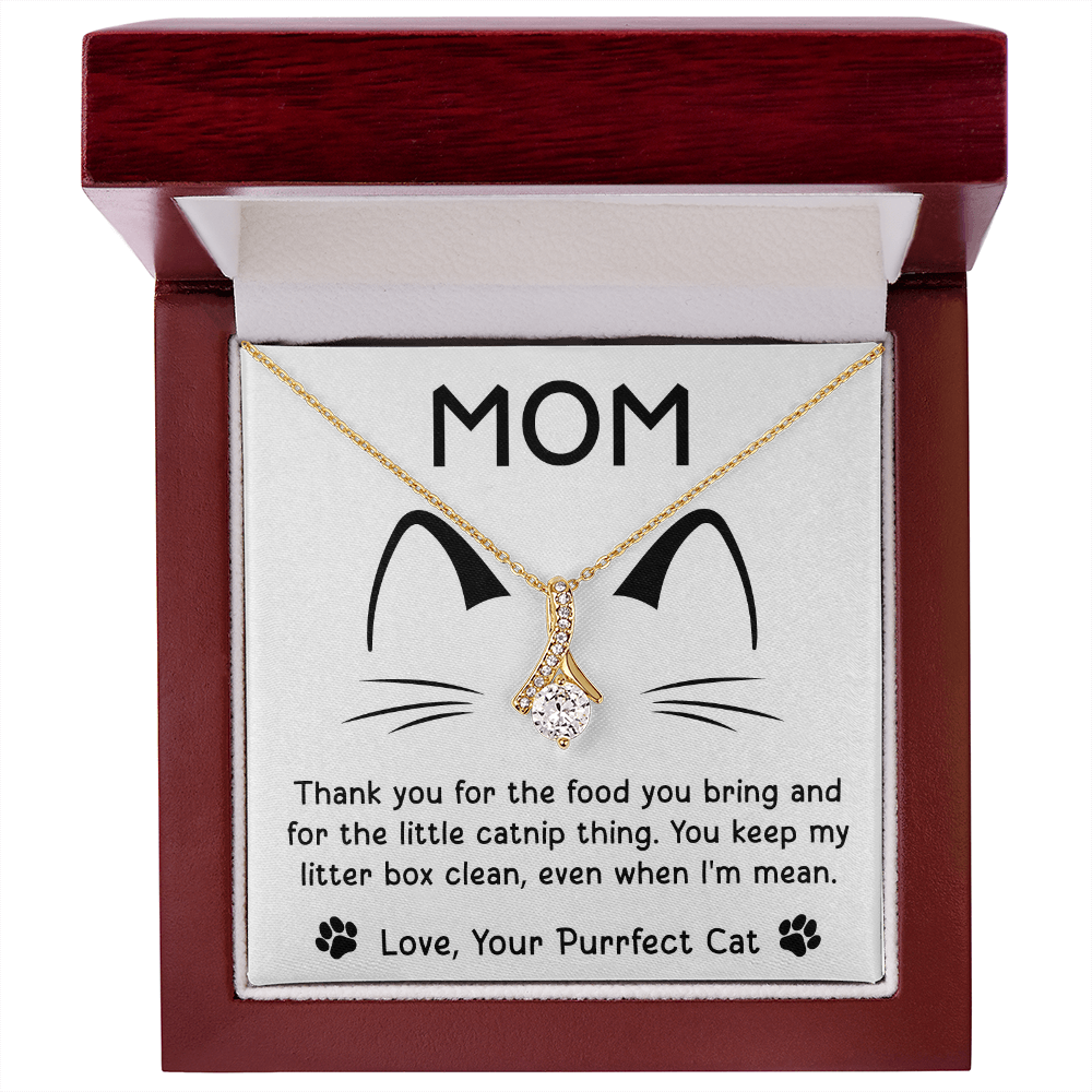 Purrfect Cat Alluring Beauty Necklace