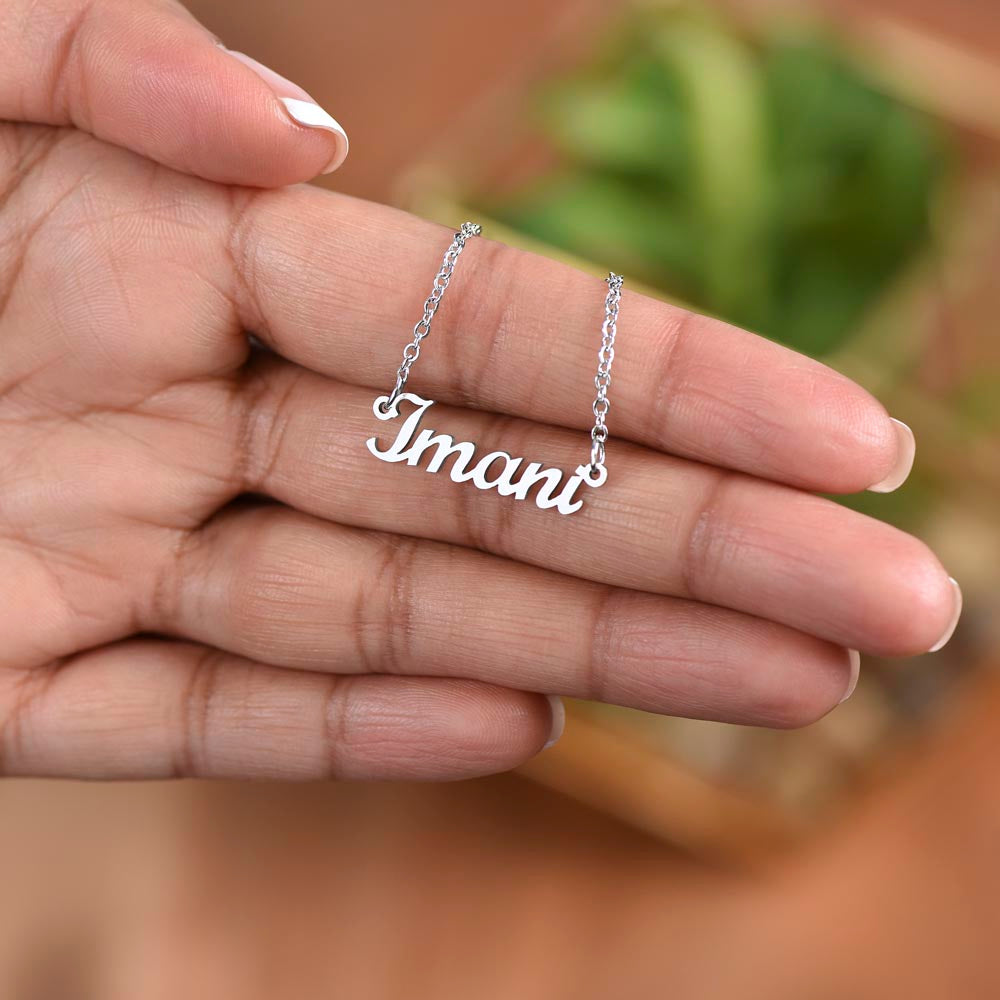 Custom To My Special One Name Necklace