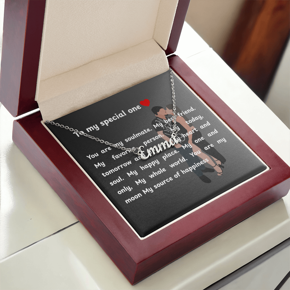 Custom To My Special One Name Necklace