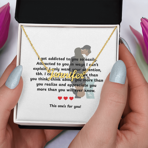 Custom This One's For You Name Necklace