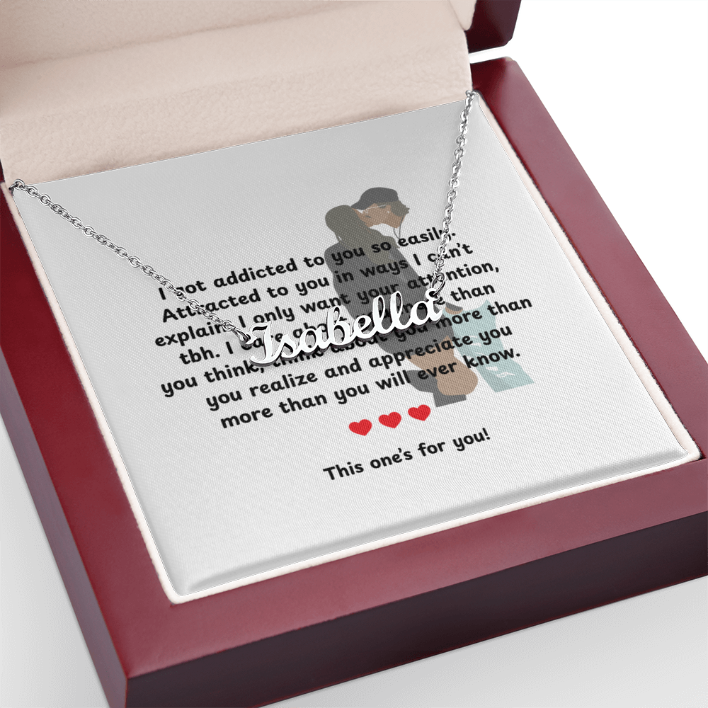 Custom This One's For You Name Necklace