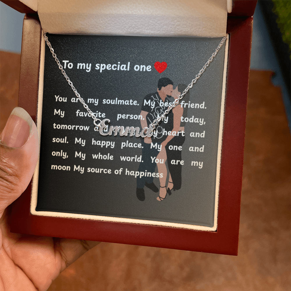 Custom To My Special One Name Necklace