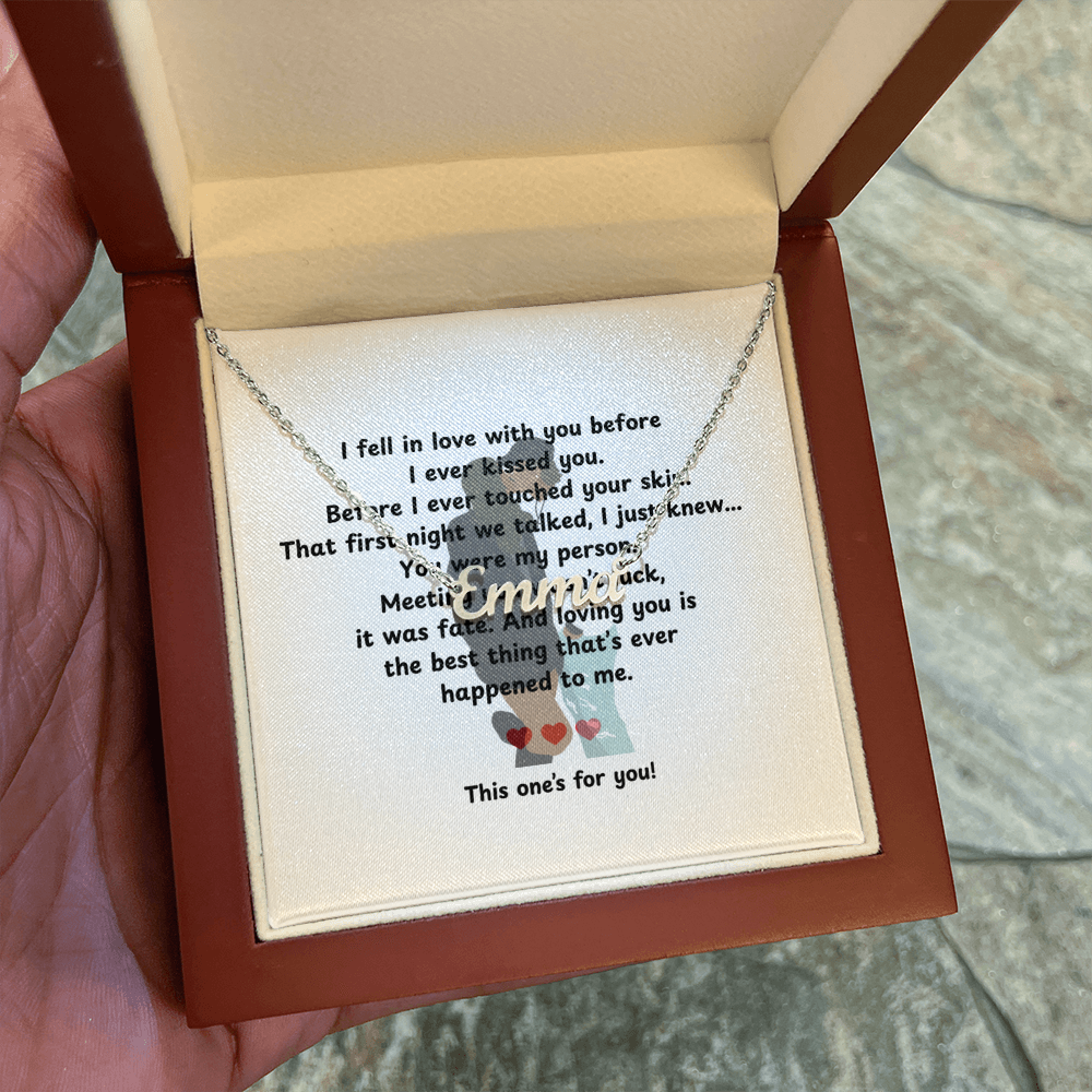Custom This One's For You Name Necklace