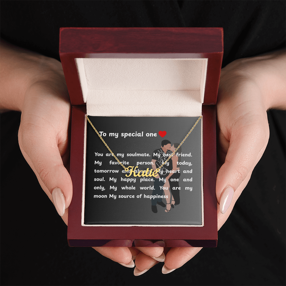 Custom To My Special One Name Necklace