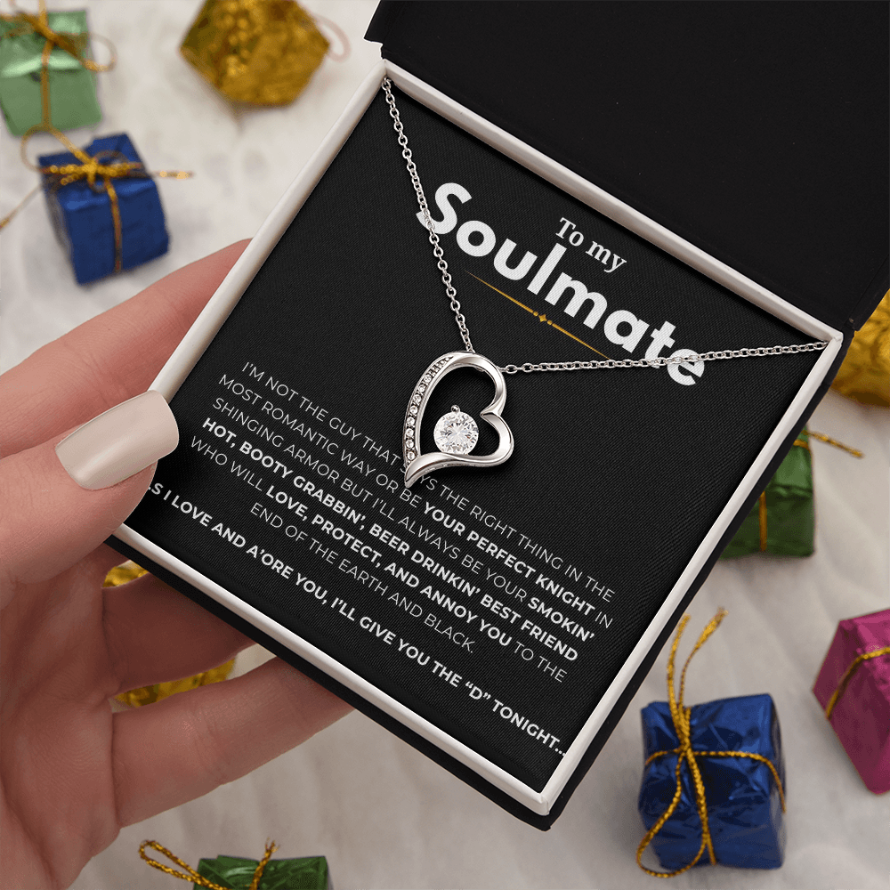 To My Soulmate Forever Love Necklace