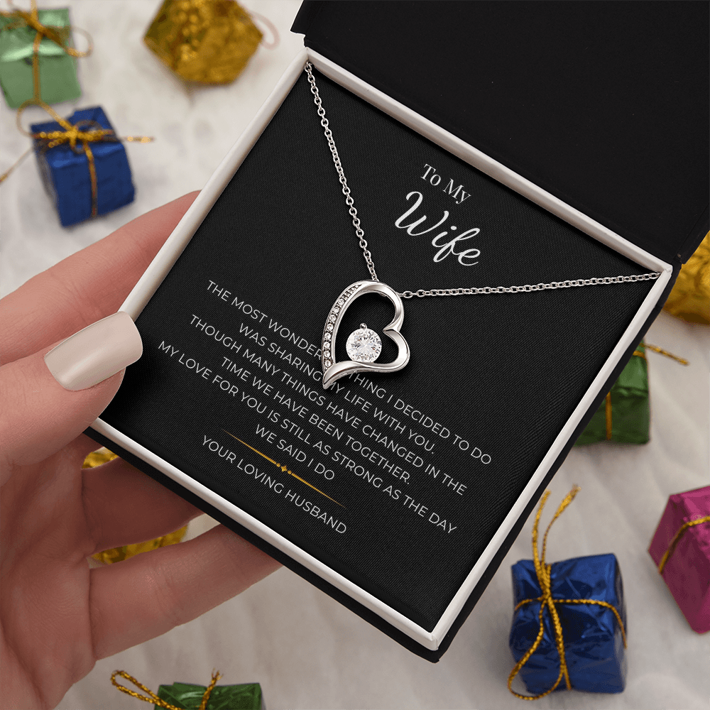 To My Wife Forever Love Necklace