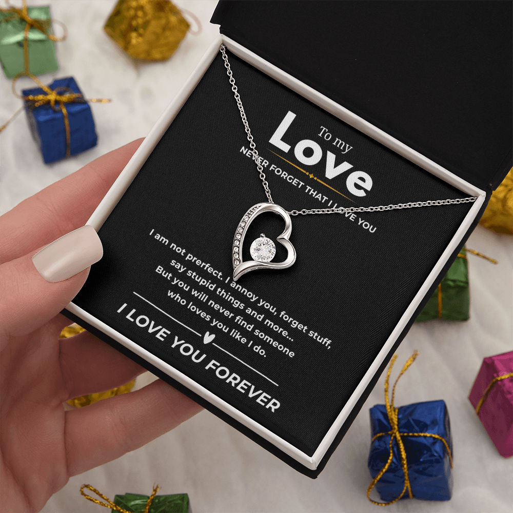 To My Love Forever Love Necklace