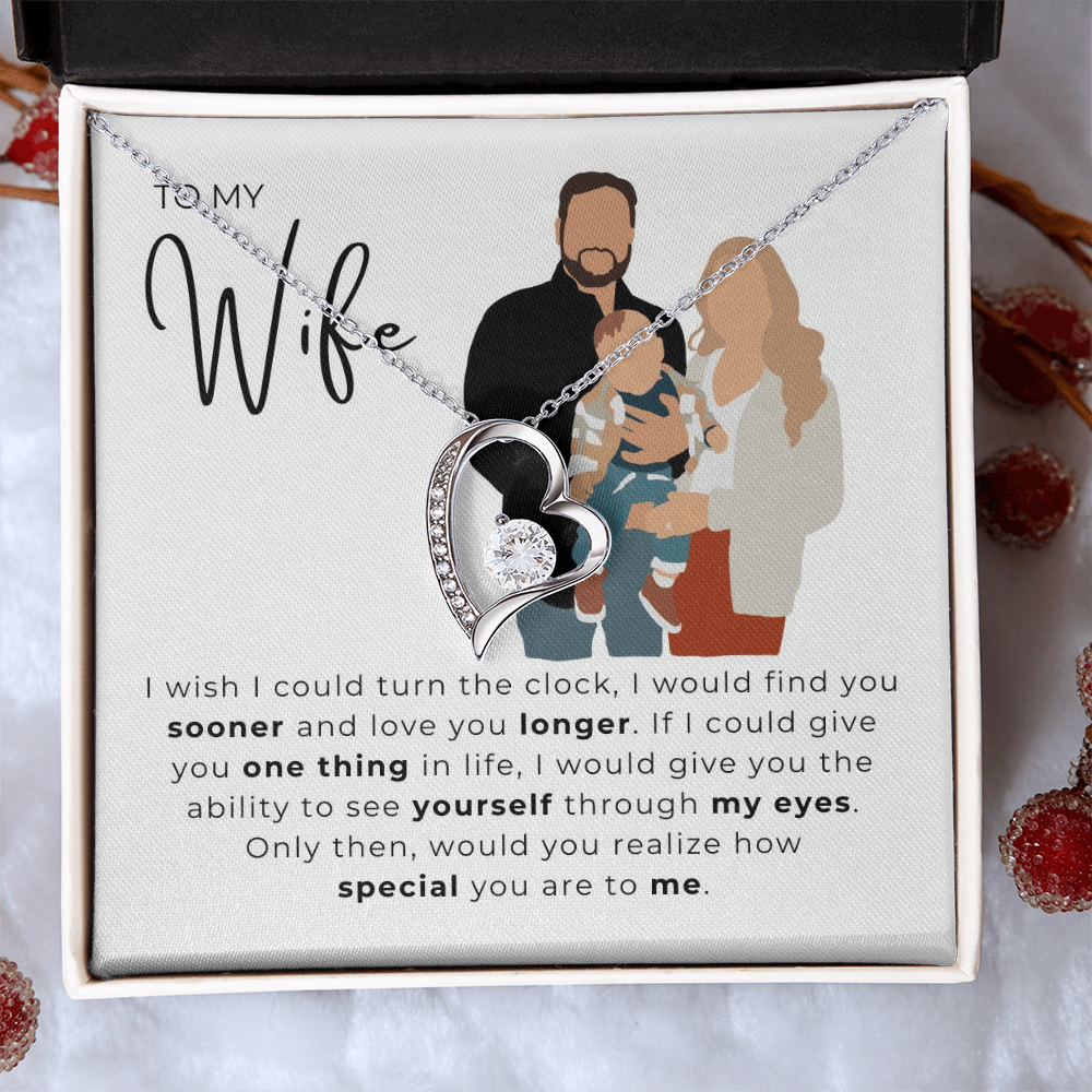 To My Wife Forever Love Necklace