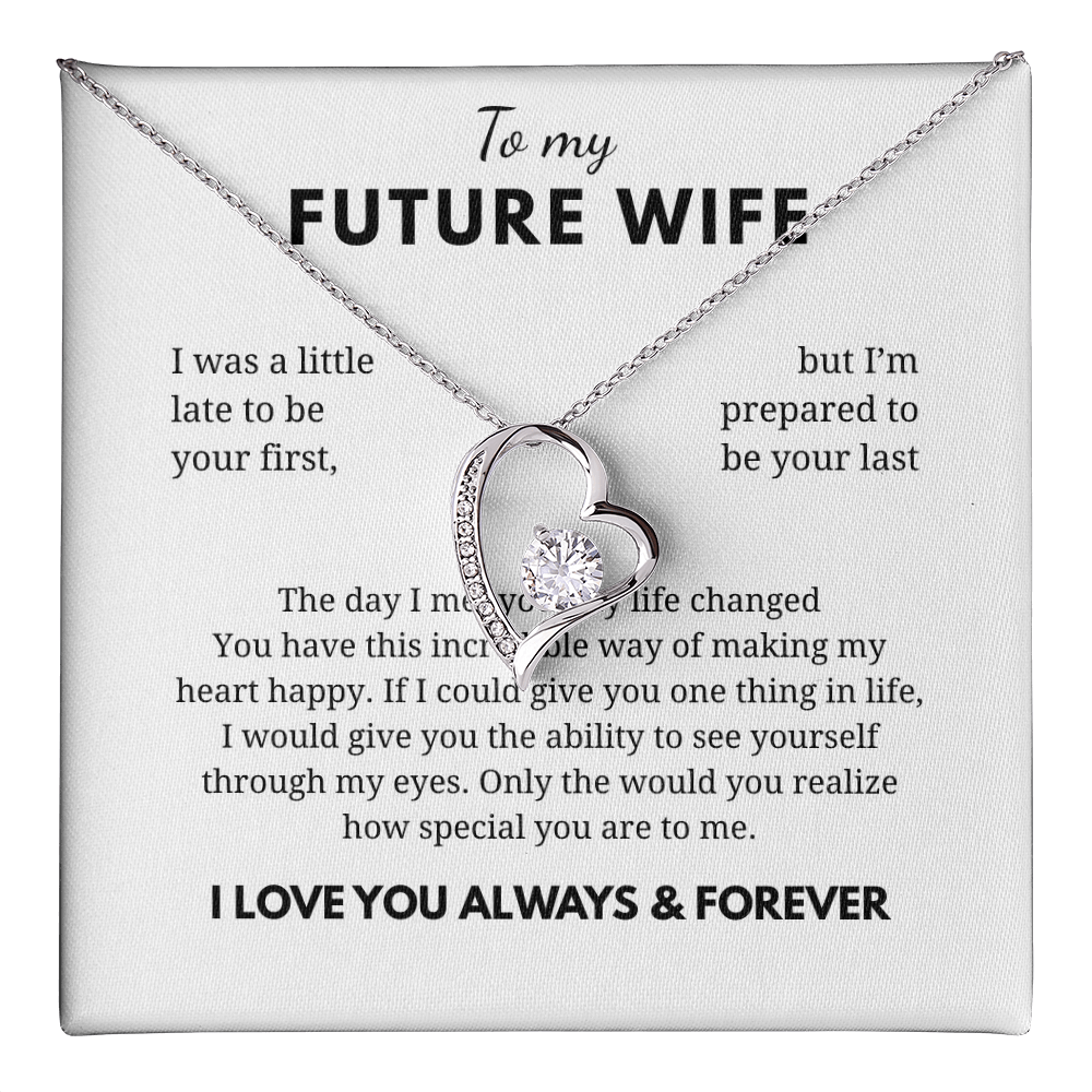 To My Future Wife Forever Love Necklace