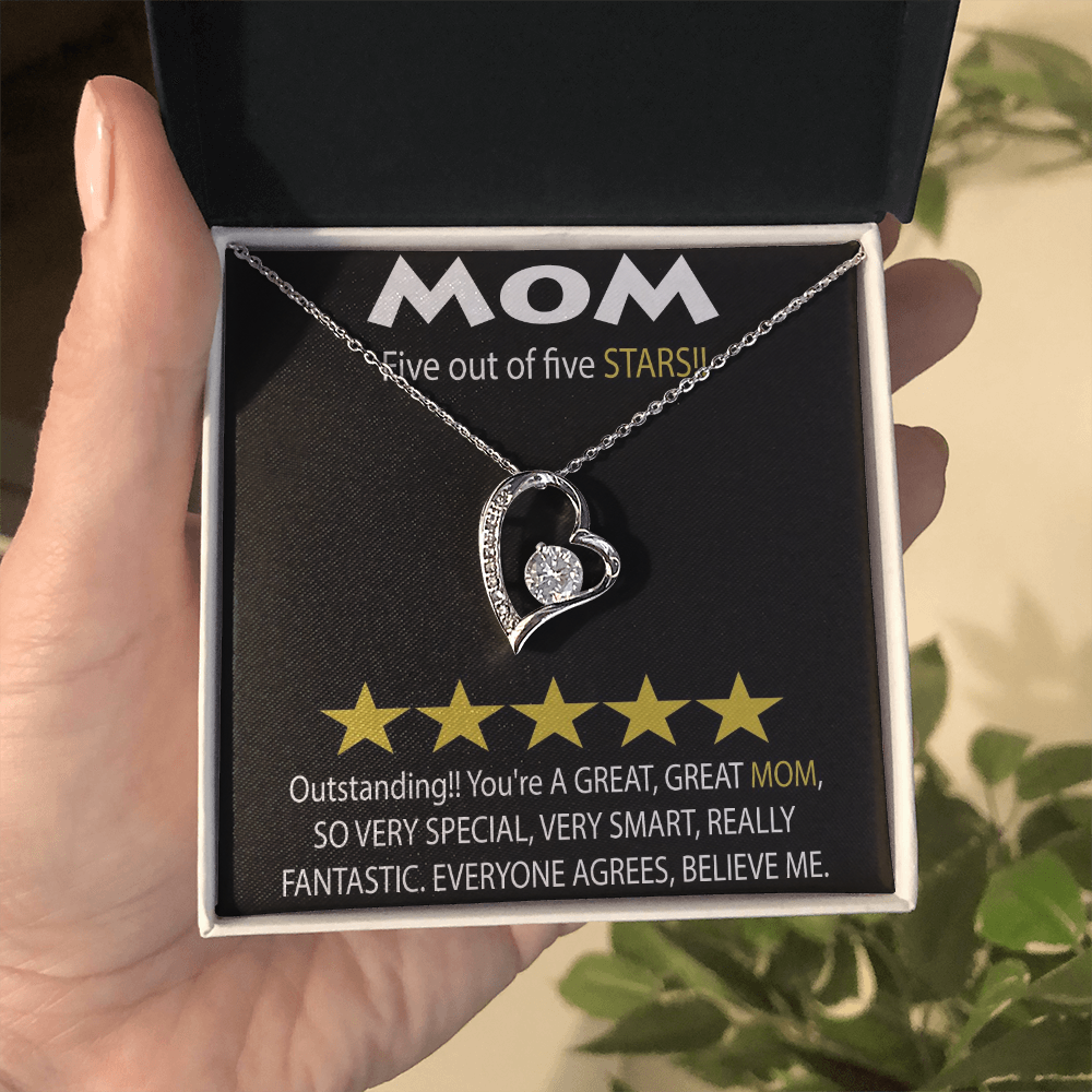 Mom 5 Stars Forever Love Necklace