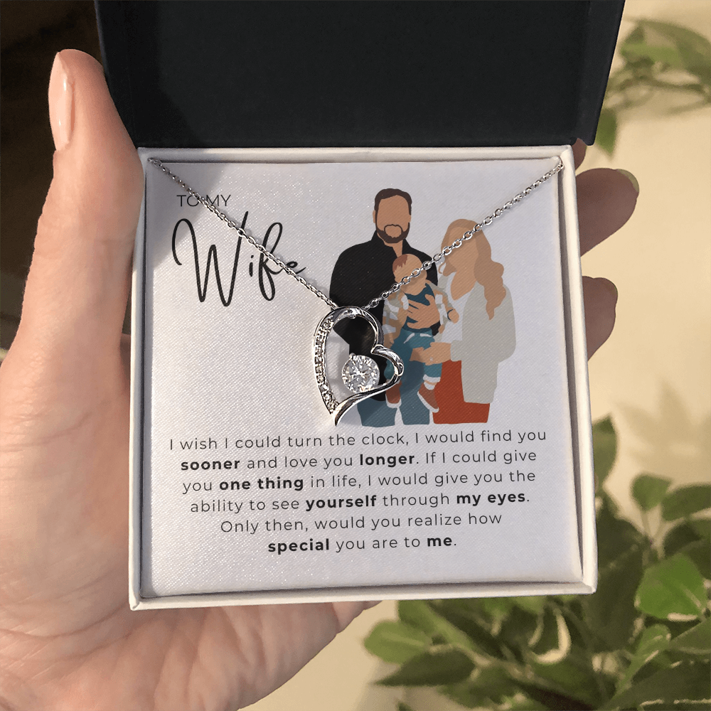 To My Wife Forever Love Necklace