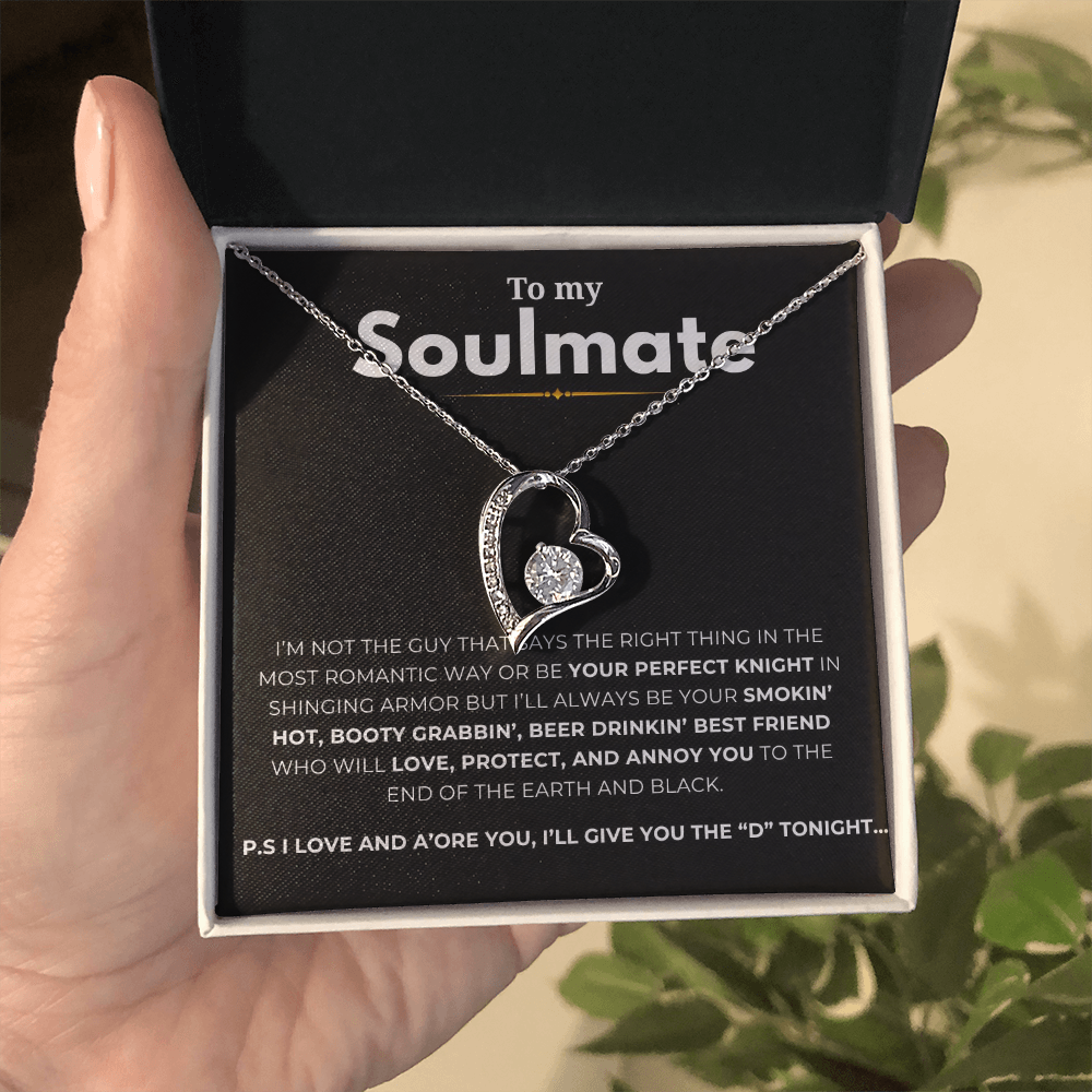 To My Soulmate Forever Love Necklace