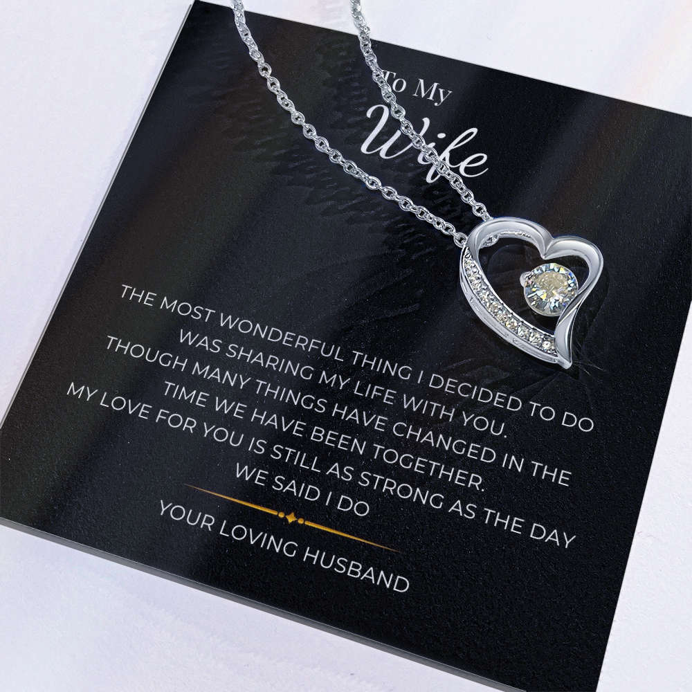 To My Wife Forever Love Necklace