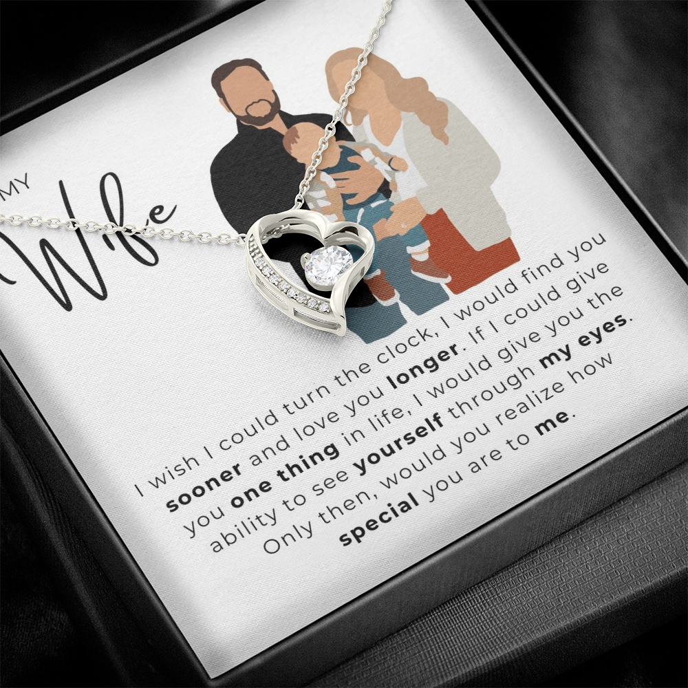 To My Wife Forever Love Necklace