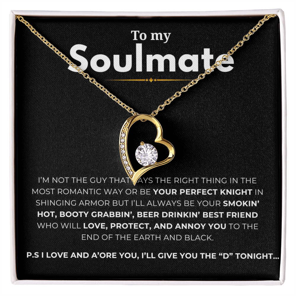 To My Soulmate Forever Love Necklace
