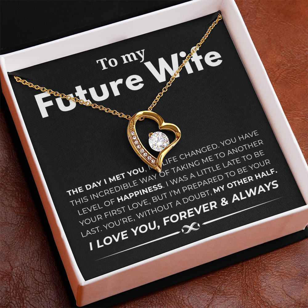 To My Future Wife Forever Love Necklace