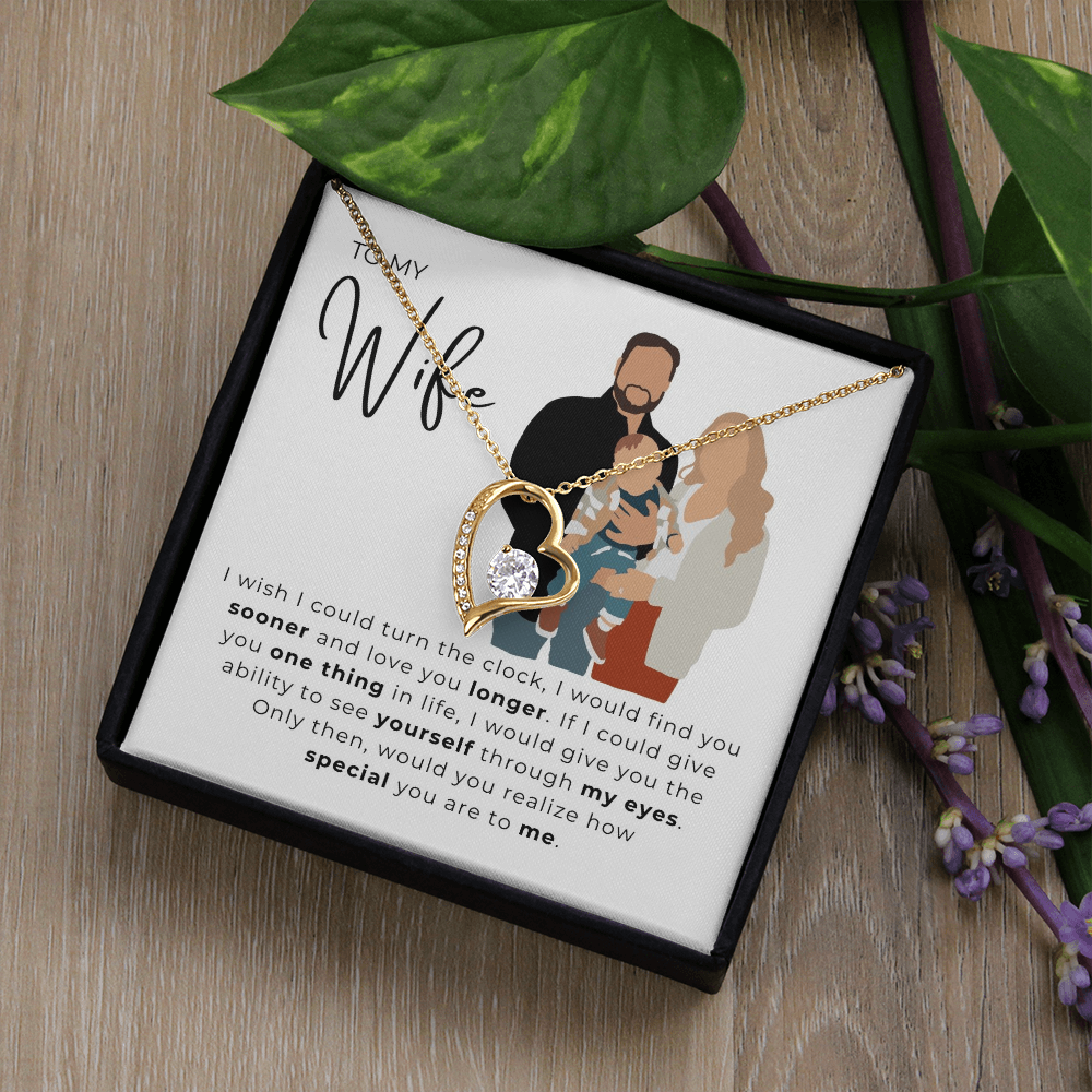 To My Wife Forever Love Necklace