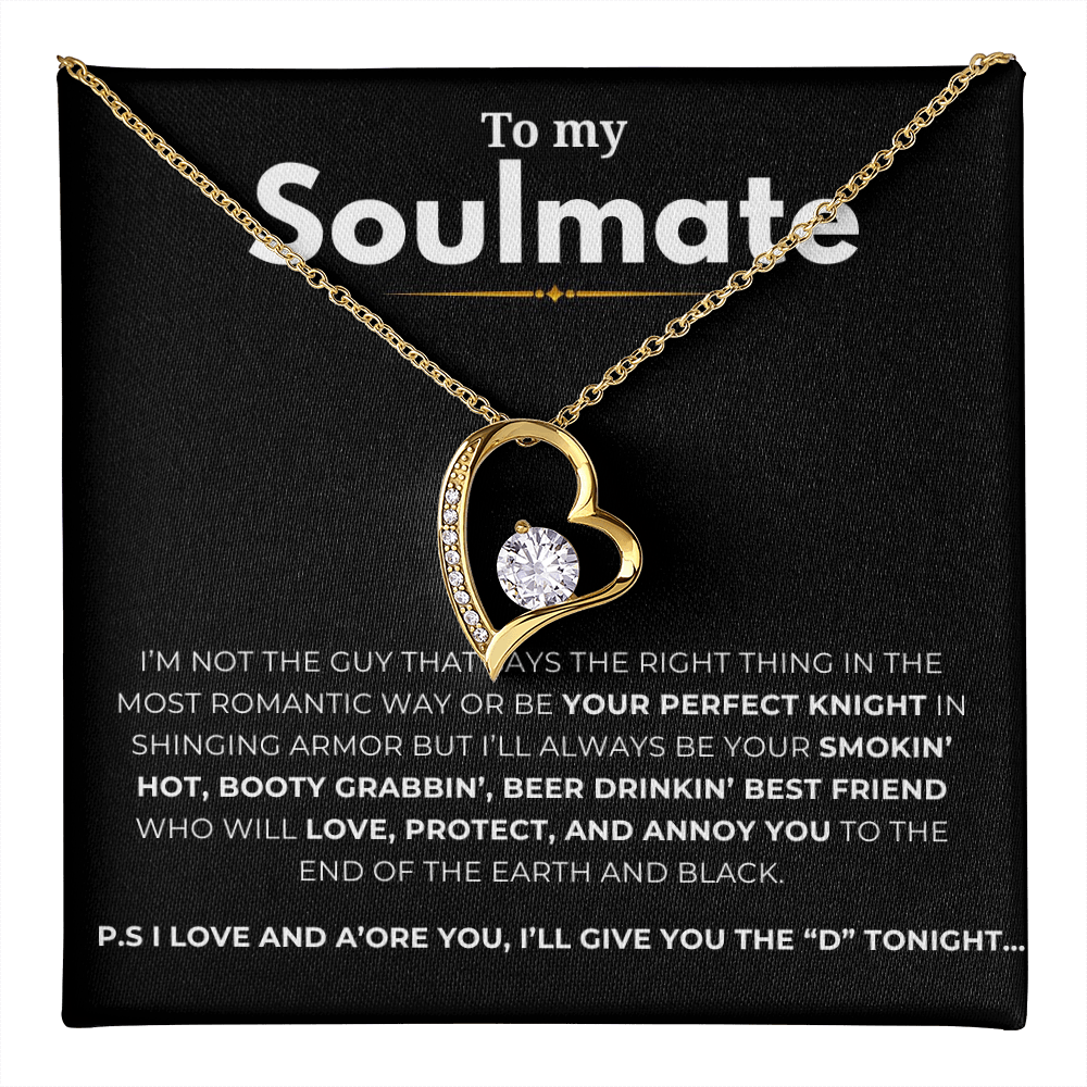To My Soulmate Forever Love Necklace