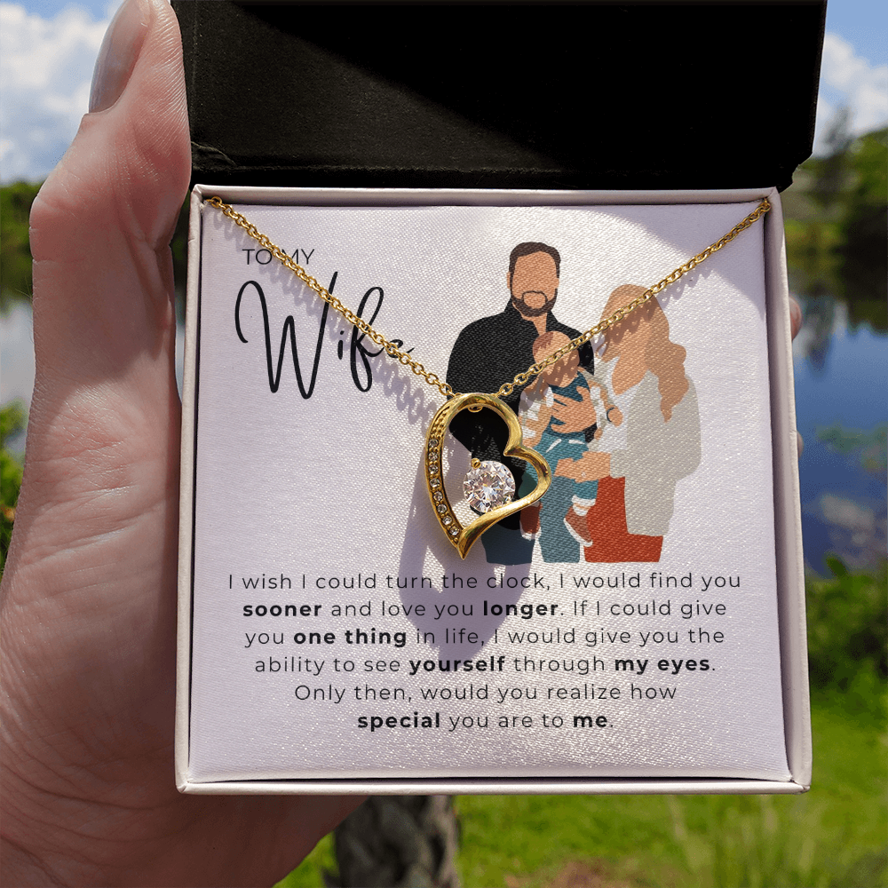 To My Wife Forever Love Necklace
